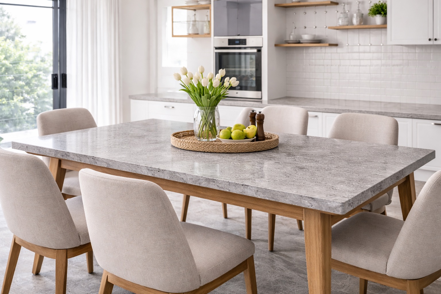 Granite dining table