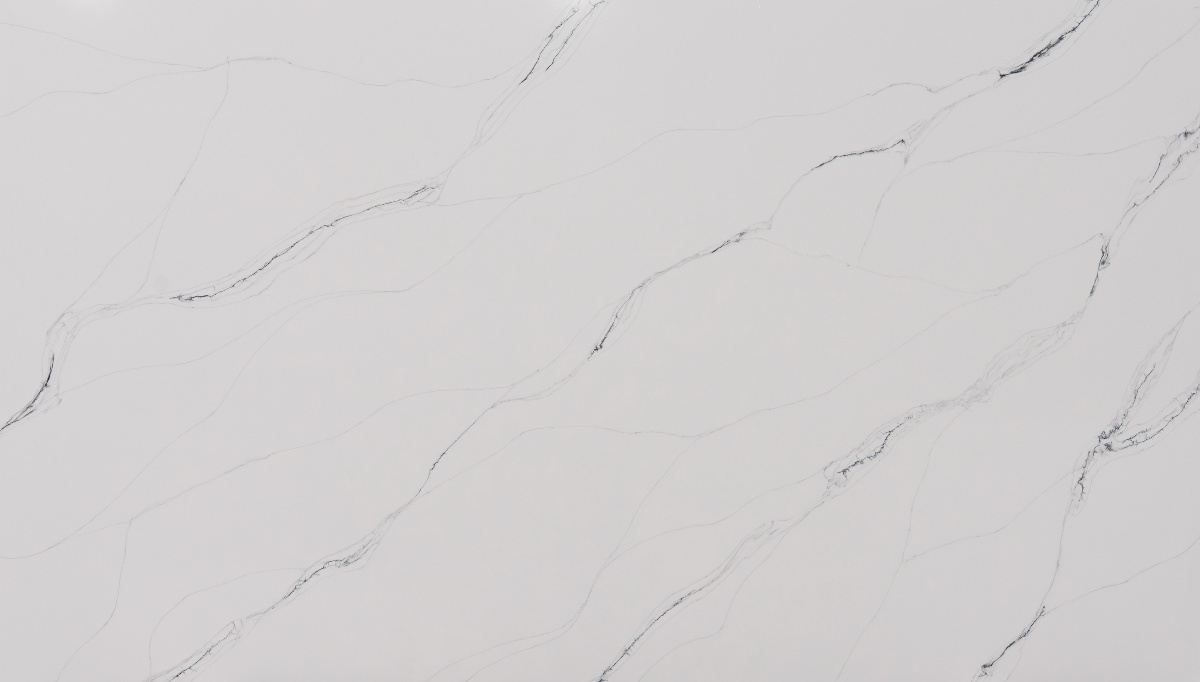 Apache Gray Paradigm quartz slab detail in Jaipur — KAVITA Stone Boutique