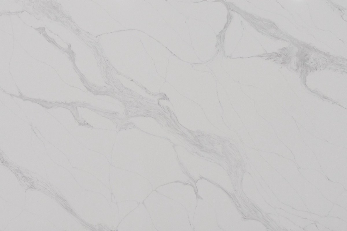 Glossy white Paradigm quartz slab in Jaipur