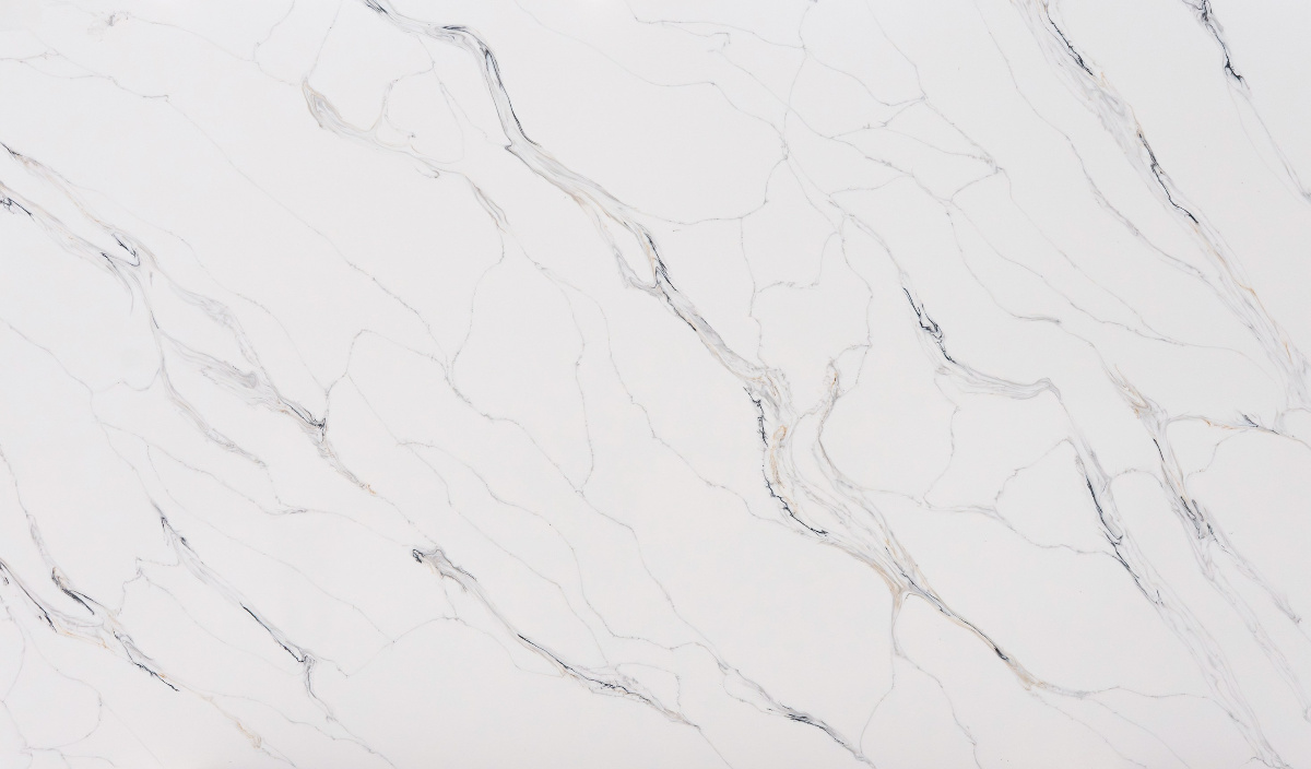 Tito Paradigm quartz slab detail in Jaipur — KAVITA Stone Boutique