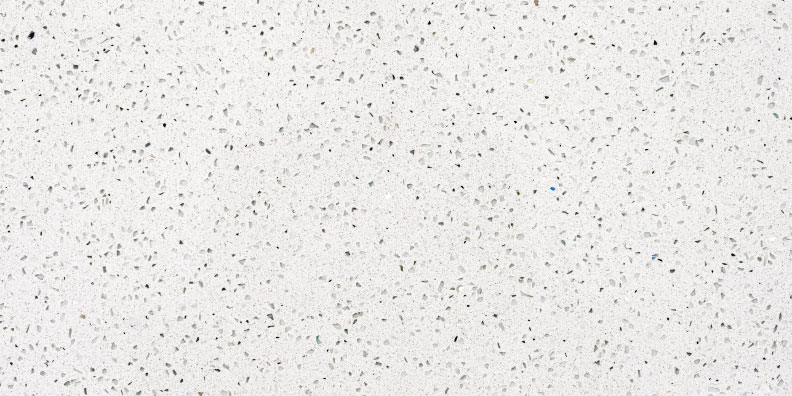 White Galaxy Paradigm quartz slab in Jaipur